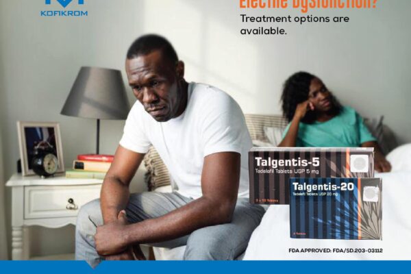 What is Talgentis – Erectile dysfunction & Enlarged prostate Tablet by Kofikrom Pharmacy